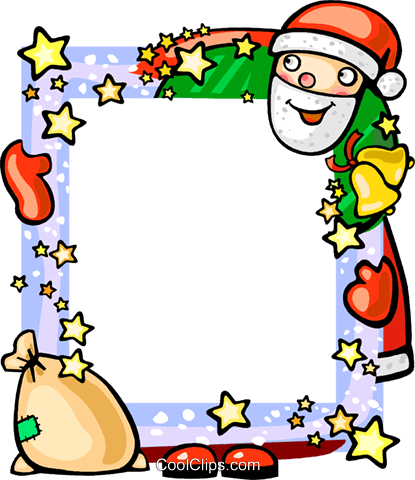 Christmas Themed Frame Royalty Free Vector Clip Art - Christmas Themed Frame Royalty Free Vector Clip Art (415x480)