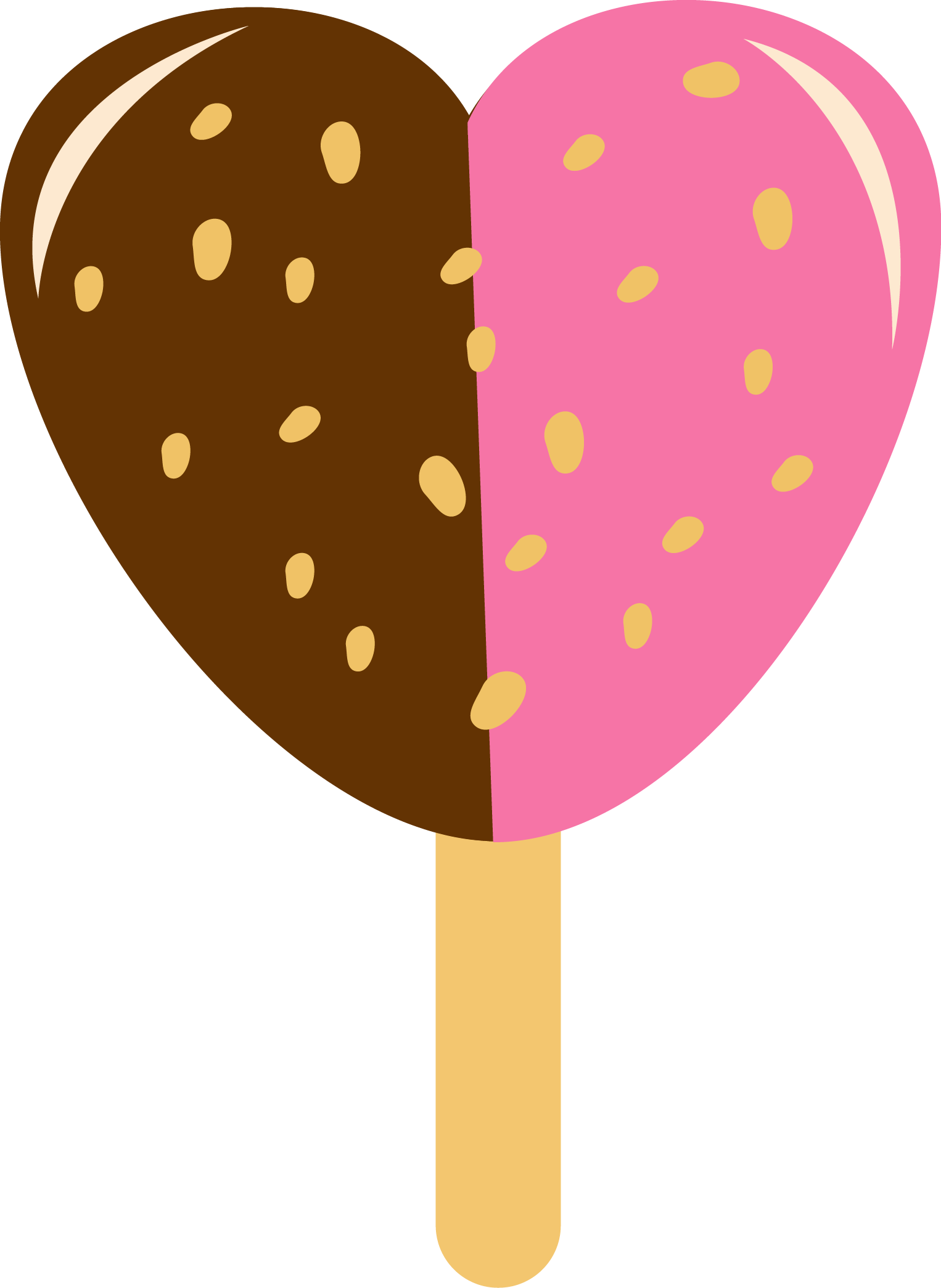 Photo By @daniellemoraesfalcao - Ice Cream Heart Png (1526x2089)