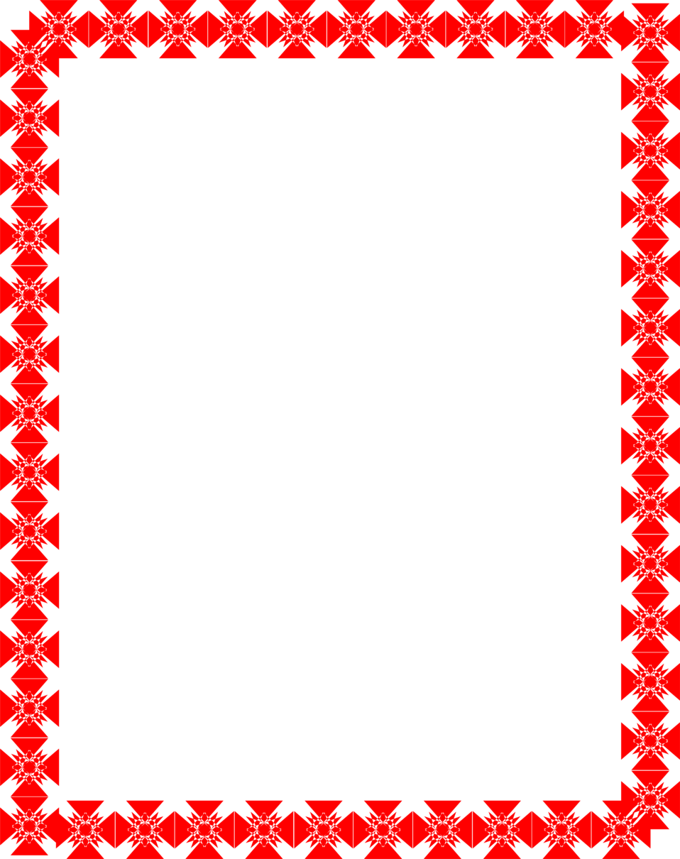 Border Red Free Stock Photo Illustration Of A Blank - Red And White Borders (958x1210)