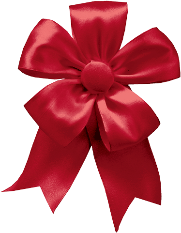 Red Clipart Border - Ribbon Bow (401x500)
