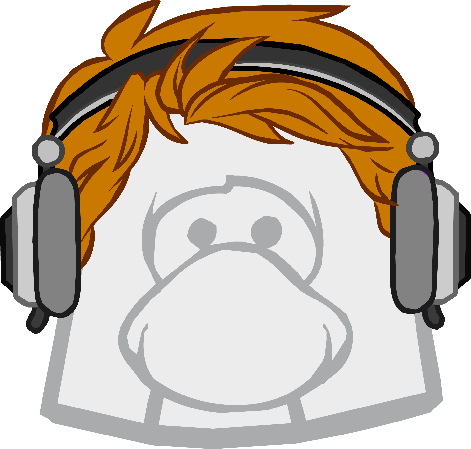 Redhead Headphones Clothing Icon Id - Club Penguin Optic Headset (1918x1829)