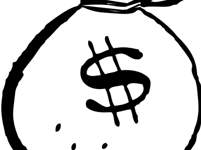 Cash Clipart Clip Art - Cartoon Money Bag Transparent (640x480)