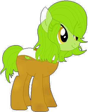Green Tea Soda Pony Adopt - Cartoon (500x500)