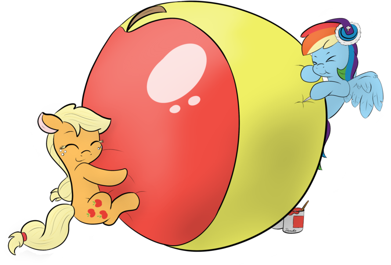 Ramott, Balloon, Balloon Popping, Prank, Rainbow Dash, - Digital Art (1280x960)