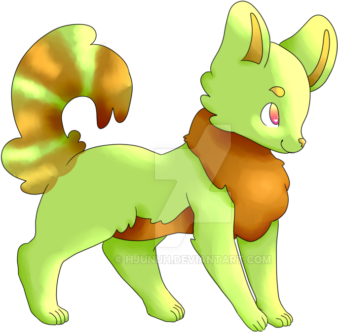 Green Tea Bean By Metaknlght - Cartoon (1024x768)