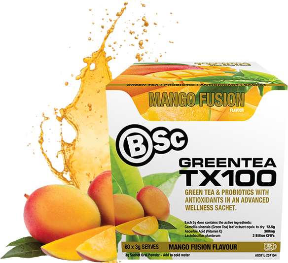 Camellia Sinensis Leaf Extract Equiv - Bsc Body Science Green Tea Tx100 - 60 Serves - Watermelon (598x562)