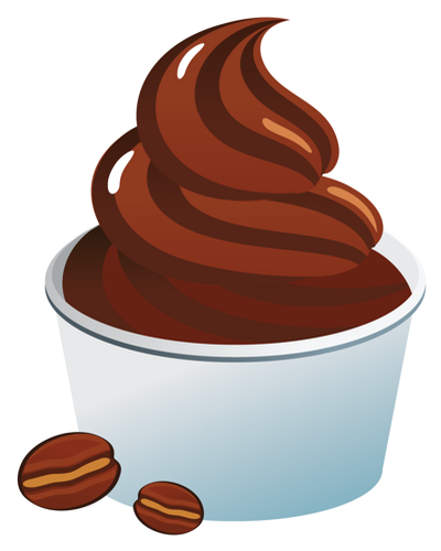 Crème Glacée Au Café - Ice Cream (400x500)