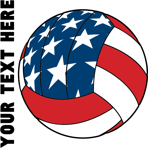Favorite - American Flag Volleyball Shower Curtain (700x700)