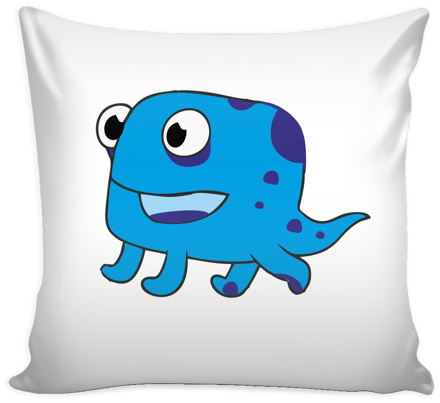 Hashimoto's Disease Monster Pillowcase 16" - Good Morning Beautiful (1024x1024)