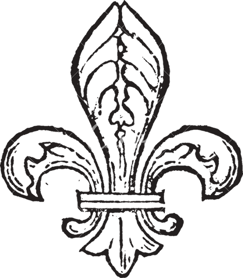 Lis Flower Design - Heraldic Fleur De Lis (482x550)
