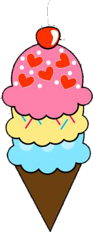 Kawaii Png - Desenho De Sorvete Em Png (249x500)