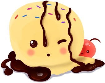 The01angel 66 63 Ice Cream By Candylandcan - Chocolate Ice Cream (400x344)