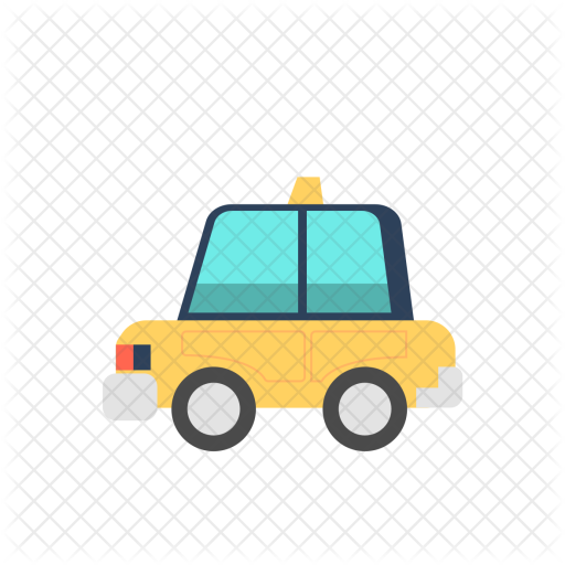 Taxi, Cab, Transport, Uber, Ola, Vacation, Holidays, - Illustration (512x512)