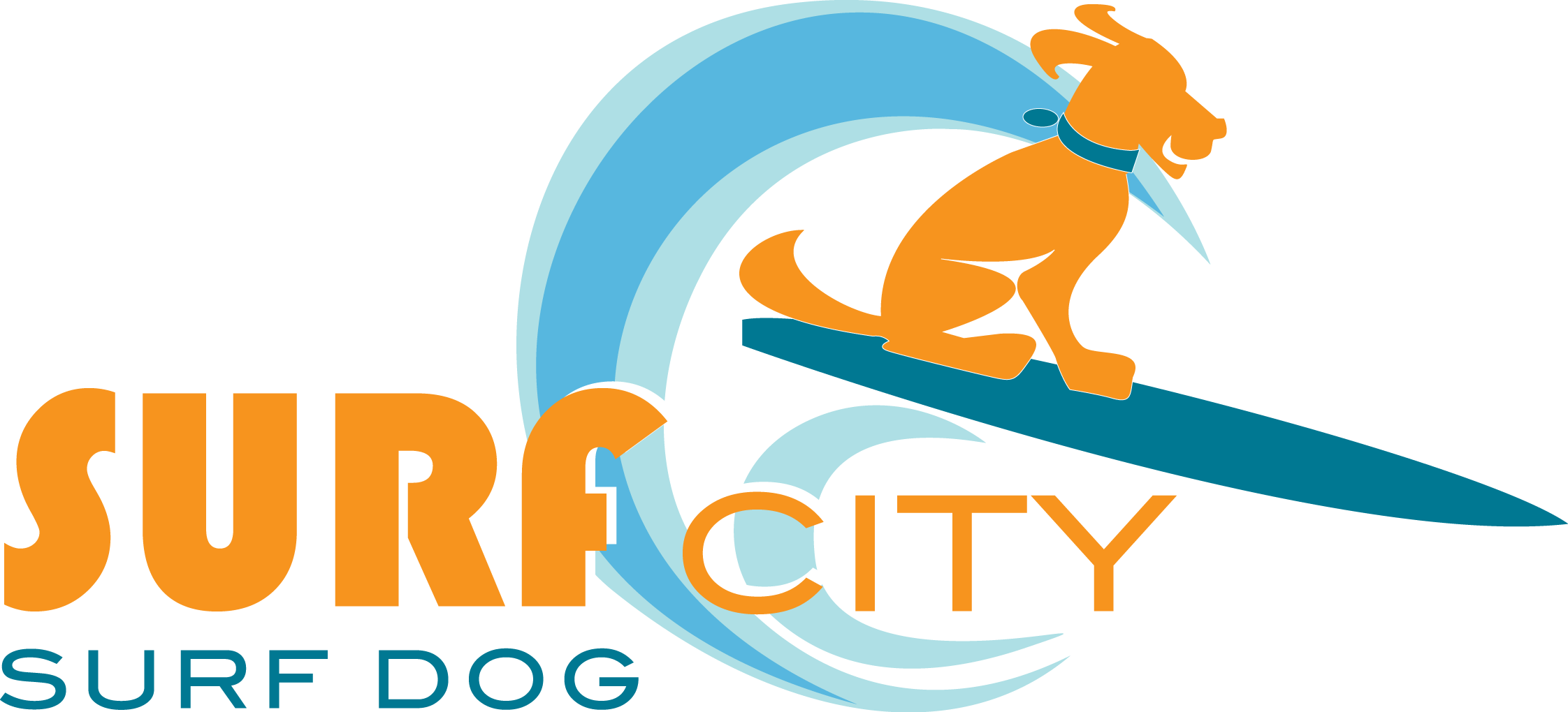 Surf City Surf Dog Logo - Surf City Surf Dog (2244x1020)