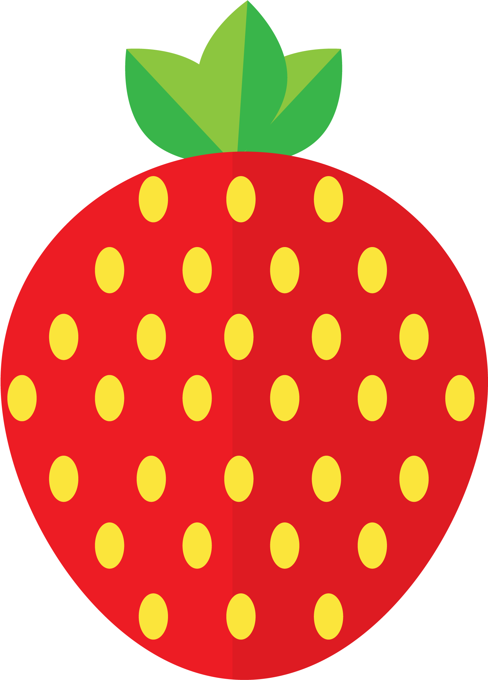 Strawberry Auglis Sticker - Logos Del Boca Junior (2109x2612)