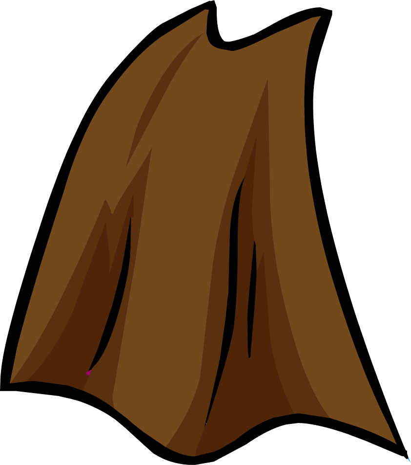 Brown Clipart Penguin - Super Hero Cape Clip Art (842x951)