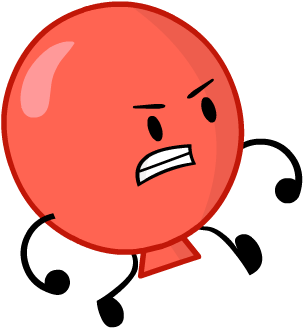 Image Balloonidlepng Inanimate Insanity Wiki - Inanimate Insanity Who Is Balloon (348x360)