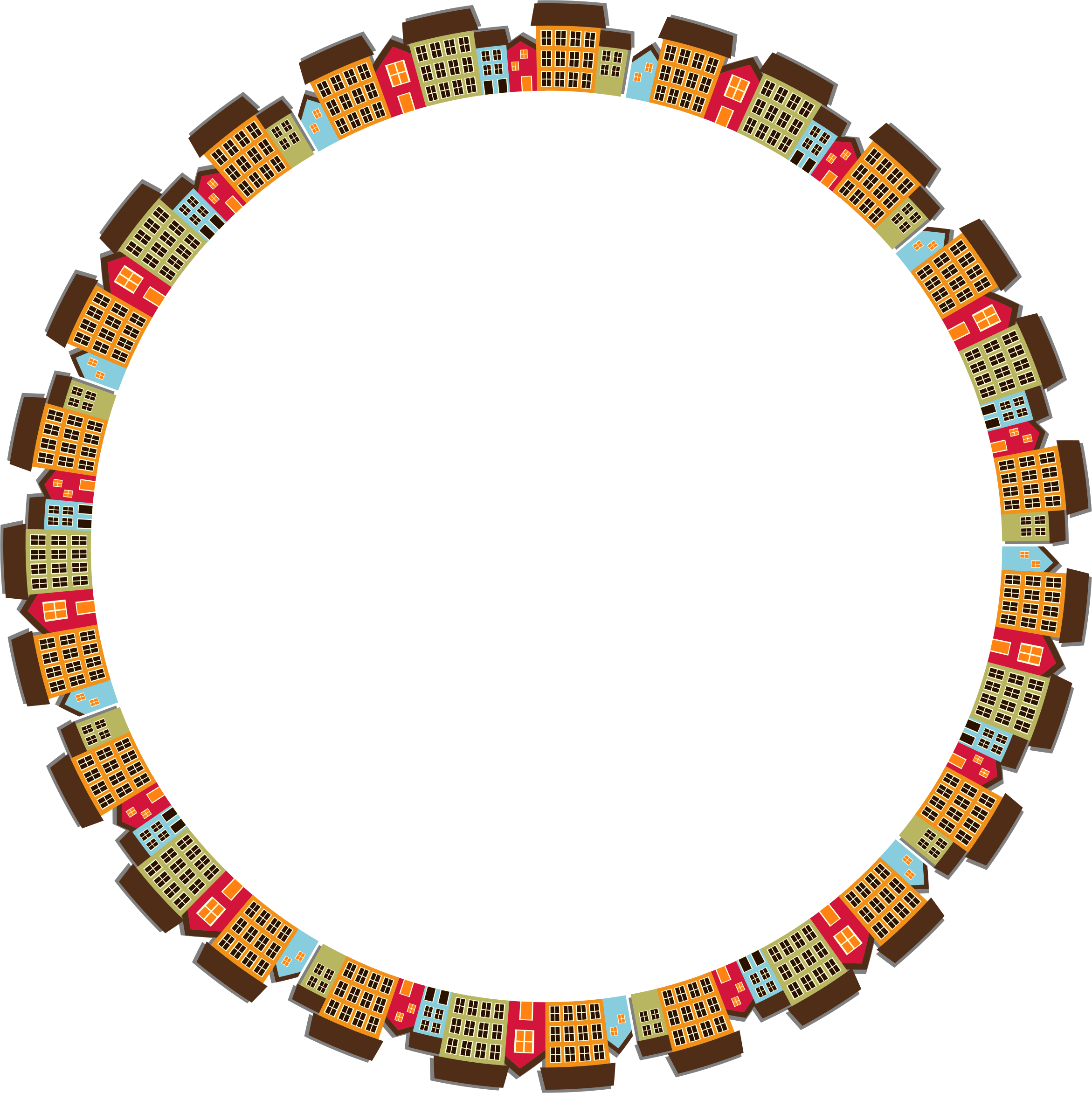 Town Cityscape Radial - Cafepress ! Samsung Galaxy S8 Case (2342x2344)