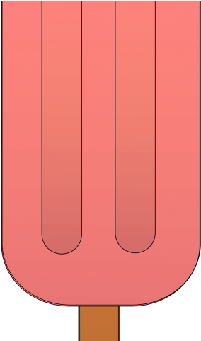 Popsicle Clipart Pink - Plank (640x480)