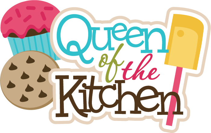 Queen Of The Kitchen Svg Scrapbook Title Cupcake Svg - Queen Of The Kitchen (698x440)