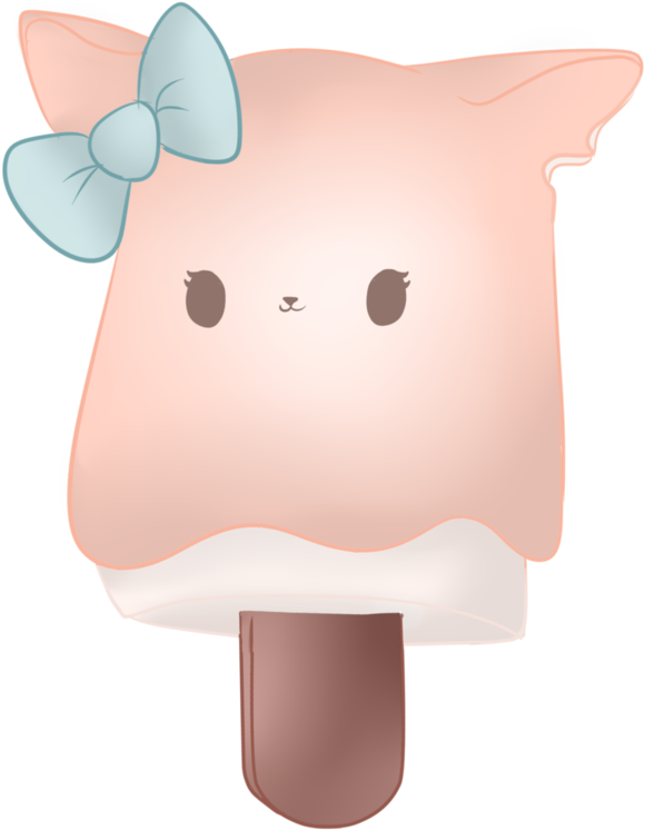 Cat Chibi Popsicle By Latoyia - Chibi Cat Png (774x1032)