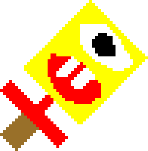 Weird Spongebob Popsicle Pixel Art By Sonicgamer2ytscratch - Popsicle Spongebob (870x650)