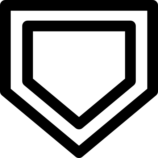 Home Plate Cliparts - Baseball Home Plate Png (512x512)
