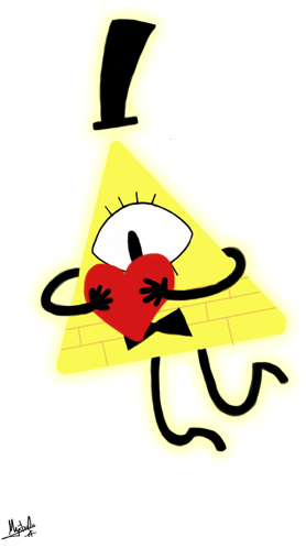 Xxpaintstarxx - Cute Bill Cipher Gif (310x500)