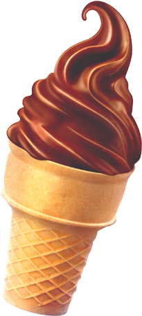 Chocolate Ice Cream Ice Cream Cone Sundae - Soft Serve Ice Creams (500x500)