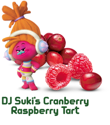 Dj Suki's Cranberry Raspberry Tart - Trolls Dj Suki Costume (450x450)