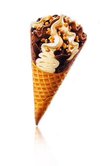 Delice' Cone Chocolate - Ice Cream Cone (436x587)