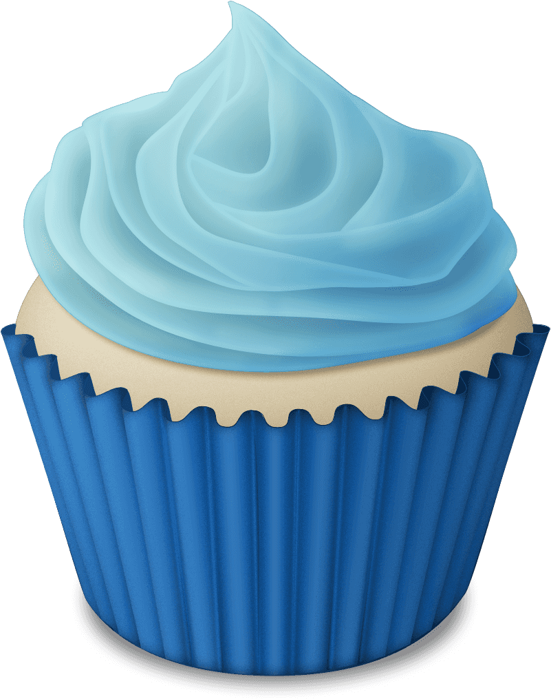 Cup Cake Color Blue (1024x1024)