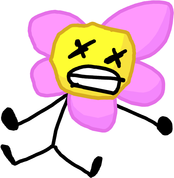 Flower Dead - Bfdi Dead Flower (605x613)