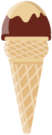 Cone Chocolate Ice Cream Transparent Png - Chocolate Ice Cream (512x512)