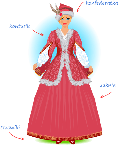 Strój Szlachecki Damski - Strój Szlachecki (460x520)