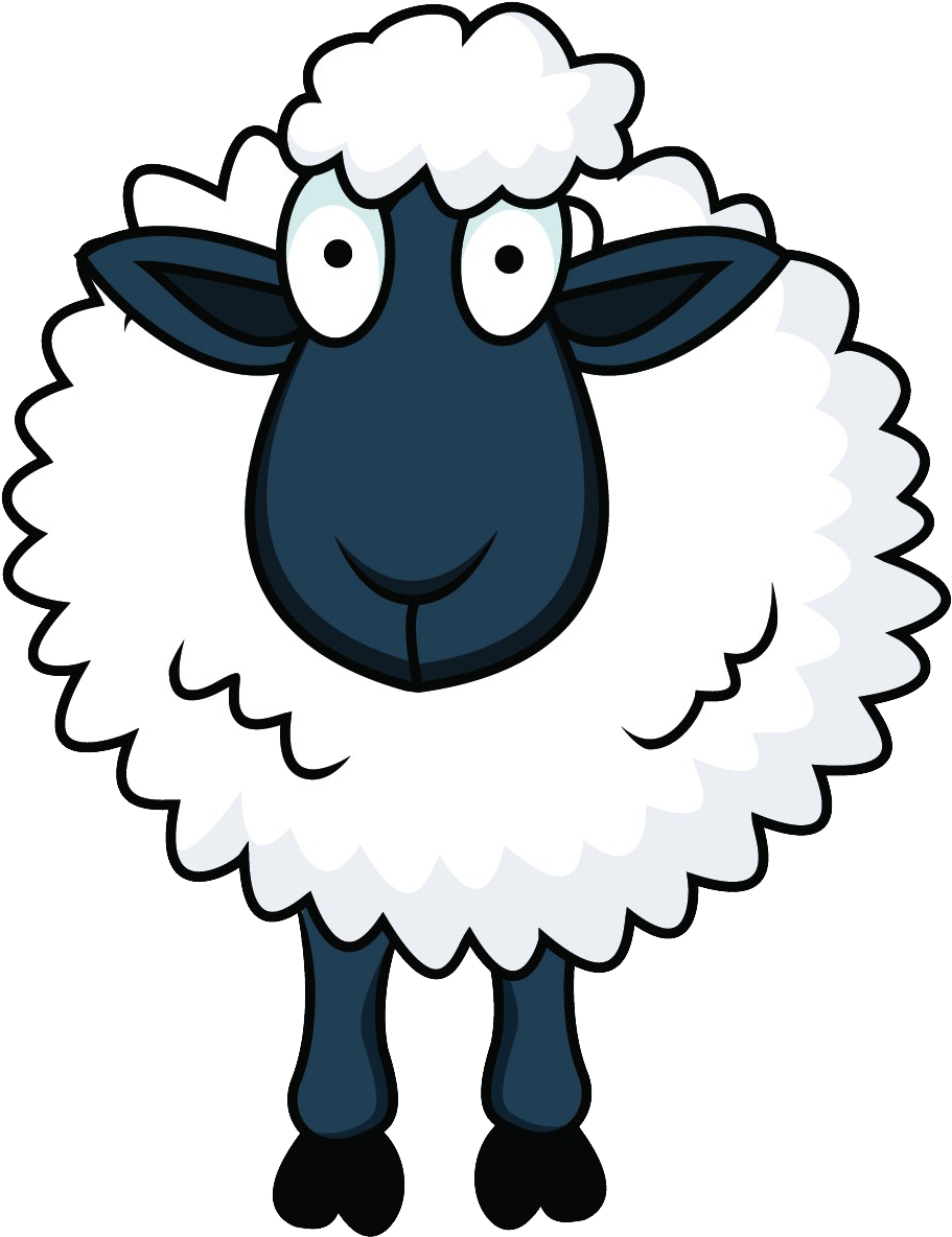 Sheep Cartoon Clip Art - Sheep Cartoon (950x1270)