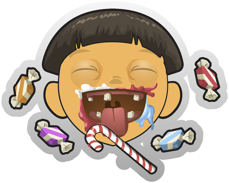 Criança Comendo Doce Desenho (900x720)