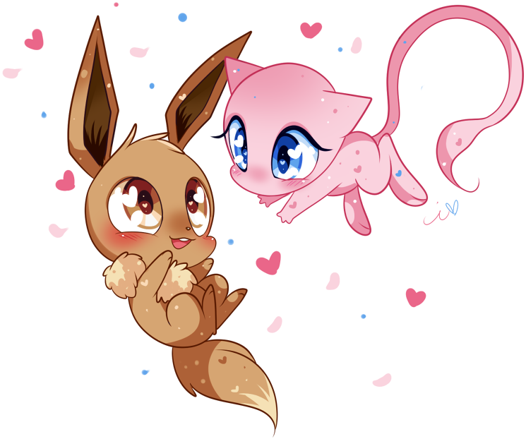 Mew Rabbit Digital Art Fan Art - Google Images (800x699)