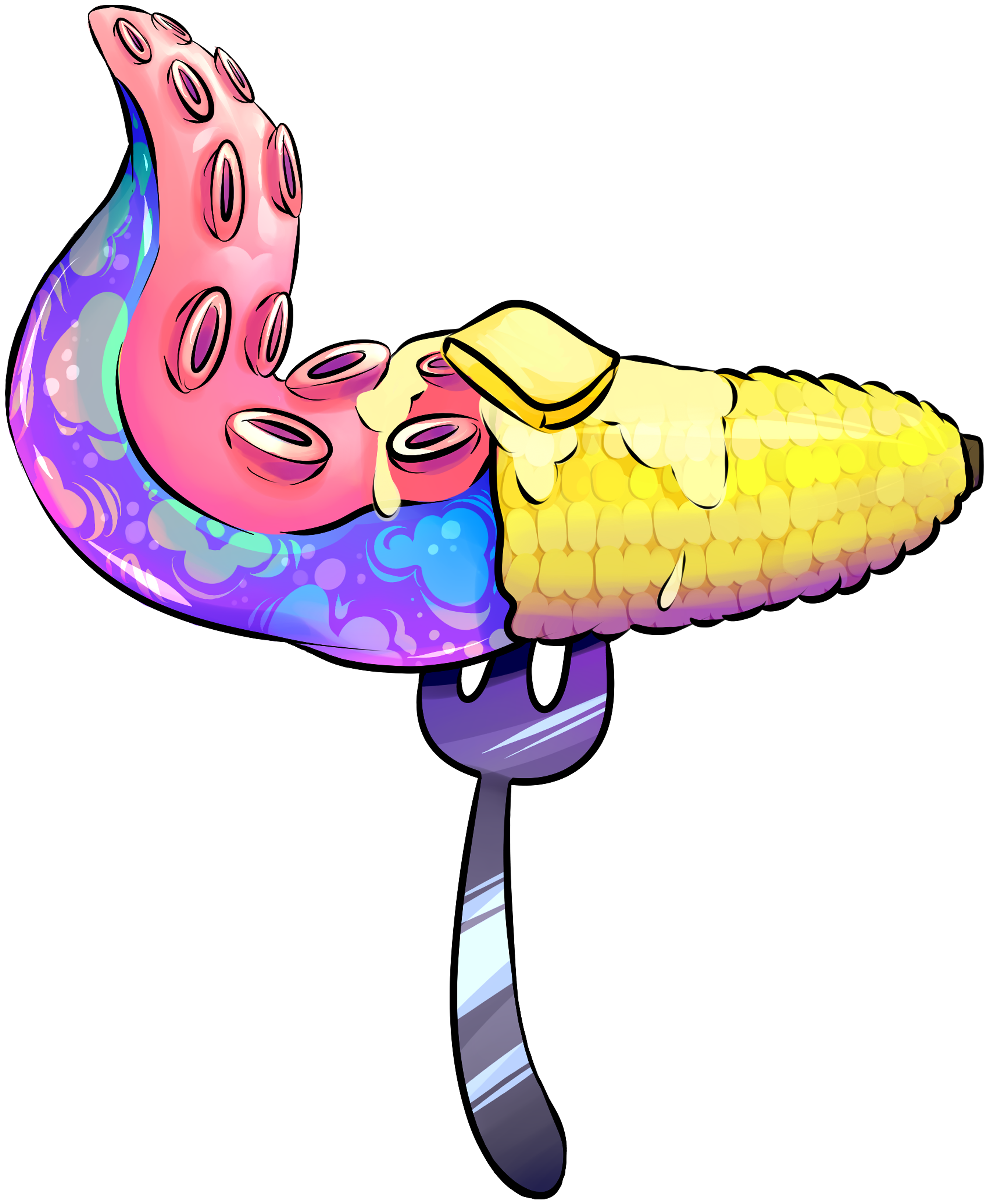 Tentacle Cornashley Digital Art 2018 Http - Cartoon (5500x5000)