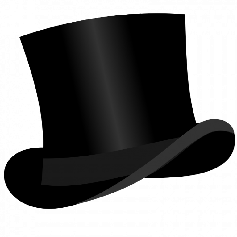 Top Hat Clipart Free Clipart Top Hat Bonzo Red X Clipart - Black Top Hat Clipart (768x768)