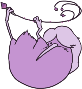 • Birds Fanart Doodles Digital Art Kiwi Pearl Amethyst - Pearl Steven Universe Smol (400x400)
