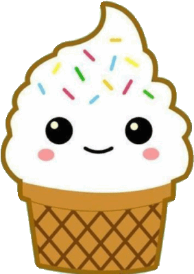 Ice Cream Chibi Sticker By Imoji For Ios & Android - Ice Cream Gif Transparent Background (480x480)