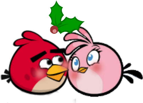 Redella Happy Christmas By Abfrozen - Angry Birds Red Bird (600x450)