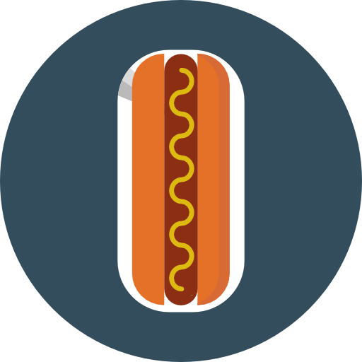 Hot Dog Free Icon - Hot Dog (512x512)
