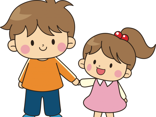 Cliparts Toddler Siblings - Brother And Sister Clip Art (640x480)