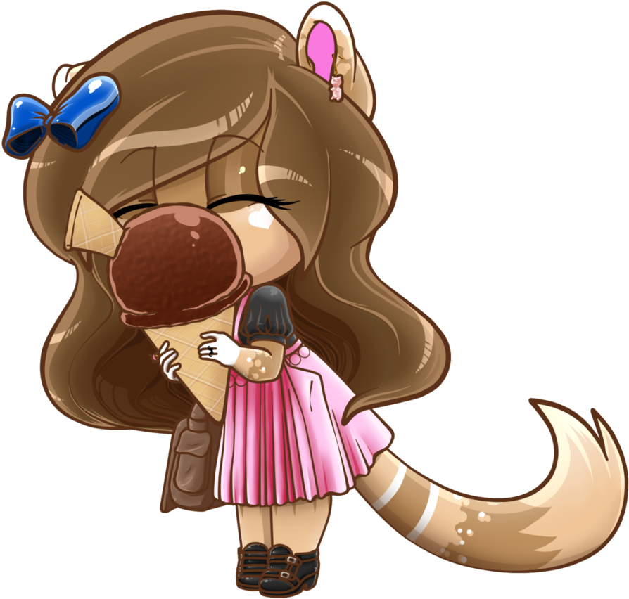 Chibi Ice Cream Friends By 123rf Limited Sticker - Cartoon (926x862)