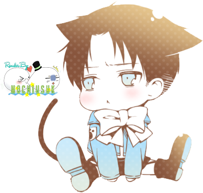 Fc07 - Deviantart - Net/fs71/f/201 - Levi Attack On Titan Chibi Cat (500x435)