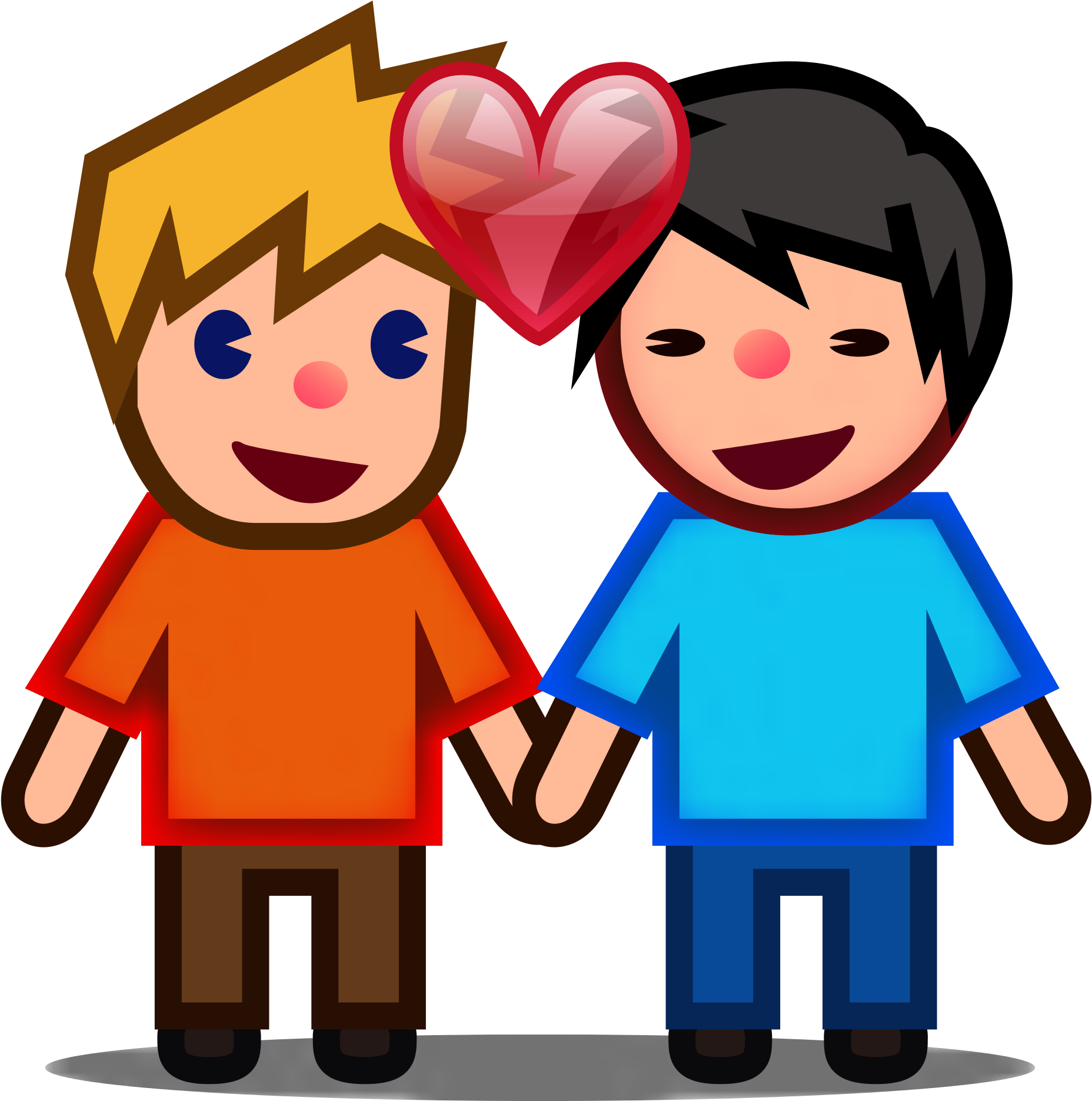 Open - Couple In Love Emoji (2000x2000)