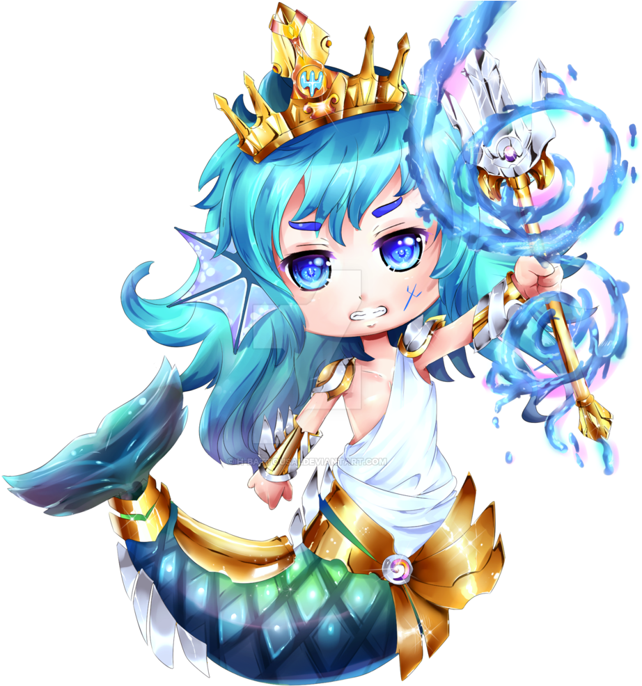 Poseidon Kenshin Himura Anime Chibi Zeus Poseidon Anime Chibi 1024x1024 Png Clipart Download