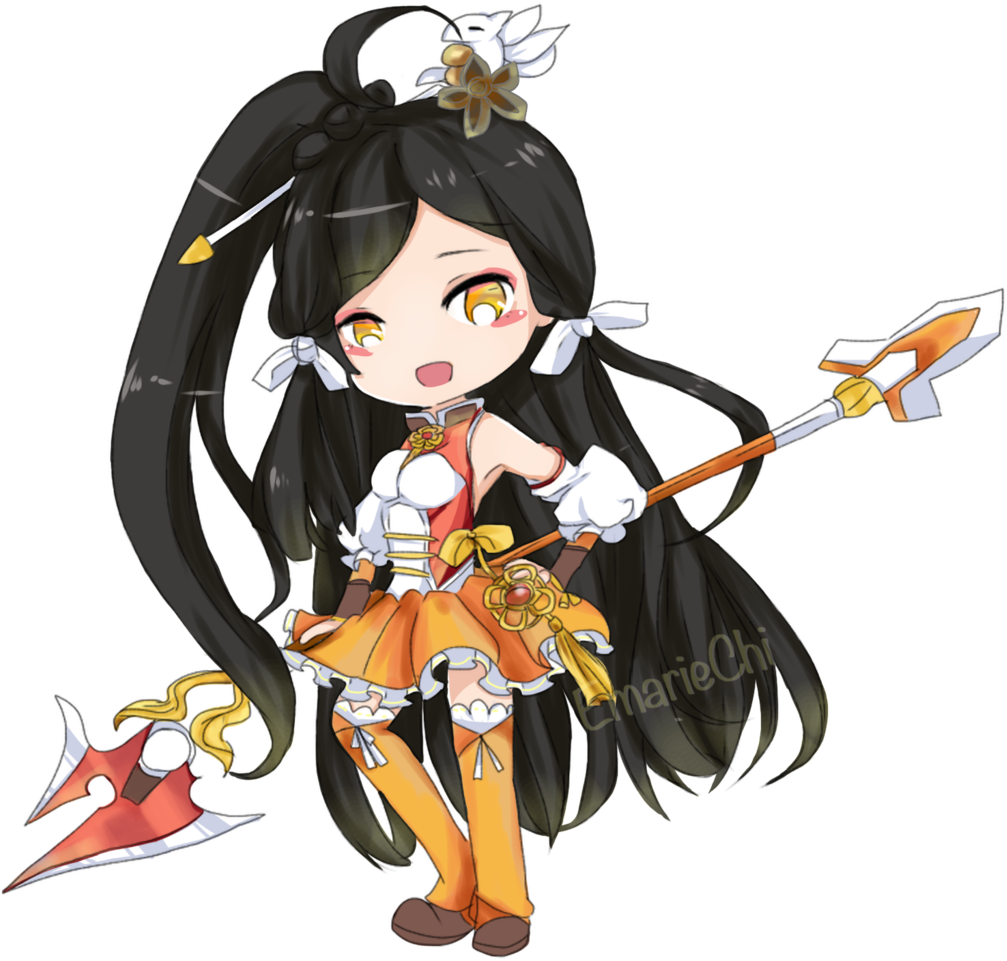 Elsword Chibi Anime Fan Art - Elsword Ara Kawaii (1024x1024)
